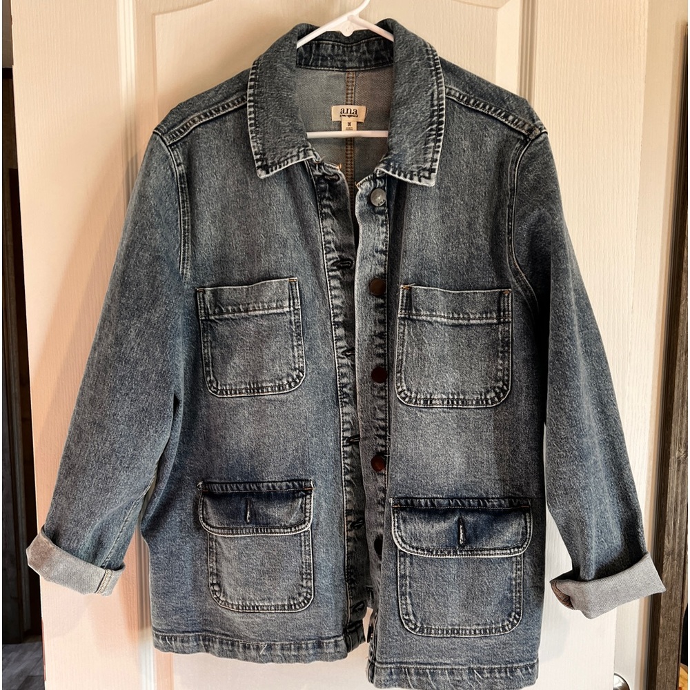 Ana Jean jacket with pockets. Only wore a few times very comfy.